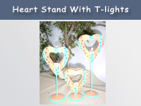 Heart Stand with T-light